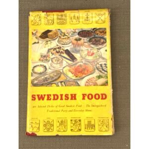 Vintage Swedish Cookbook 200 Recipes Smorgasbord Dishes & Everyday Menus